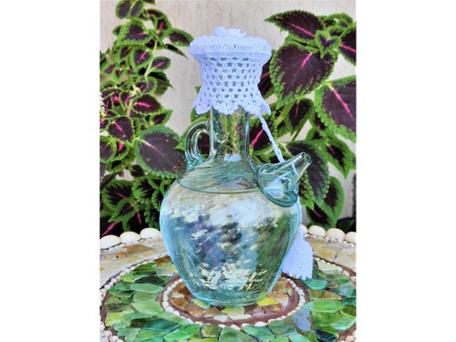 Brocca acqua vetro libanese - brocca,