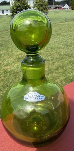 Vintage blenko 636s decanter - 636s,