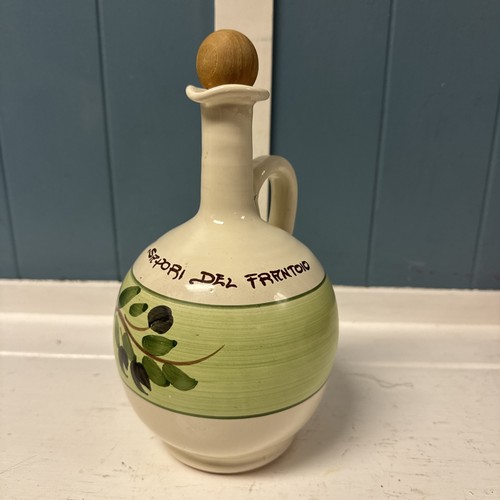 Decanter olio oliva ceramica