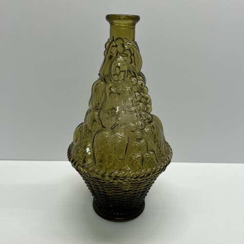 Decanter vetro vintage - vetro, verde