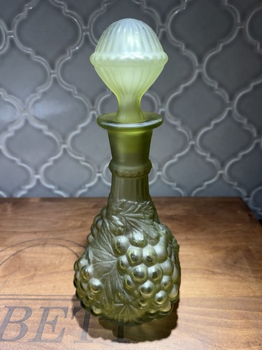 Decanter vetro verde oliva - decanter,