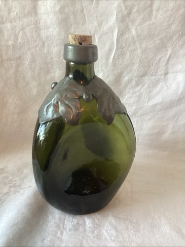 Decanter vetro pizzicato verde - decanter,