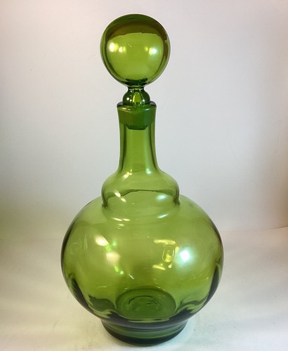 Decanter verde oliva con - , tappo