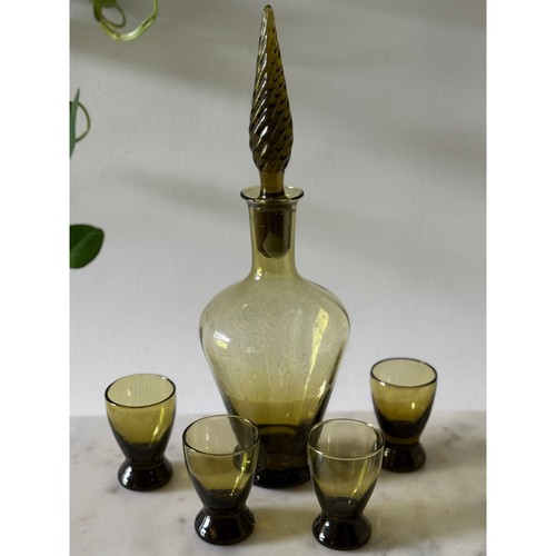 Set decanter vetro - decanter, soffiato